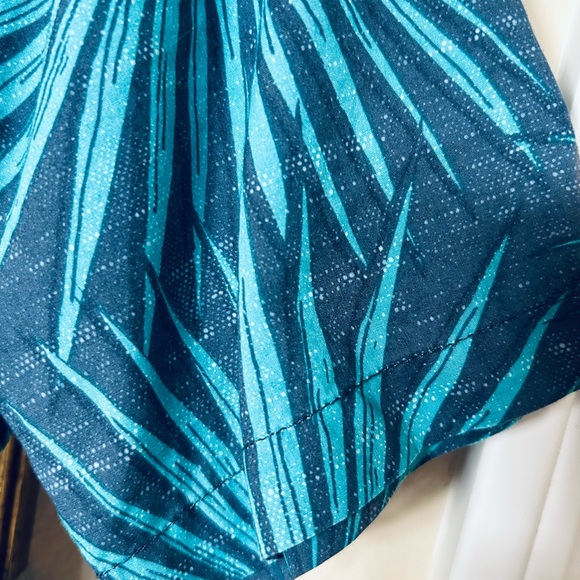 Billabong Boy’s Palm Print Shirt - Teal and Magenta - Picture 3 of 6